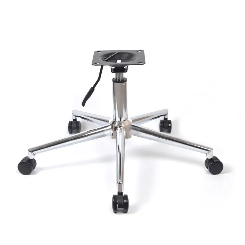 Metal Five Star Leg For Swivel Chair, Thickened Hardware Five Claw Chassis Air Rod Wheels