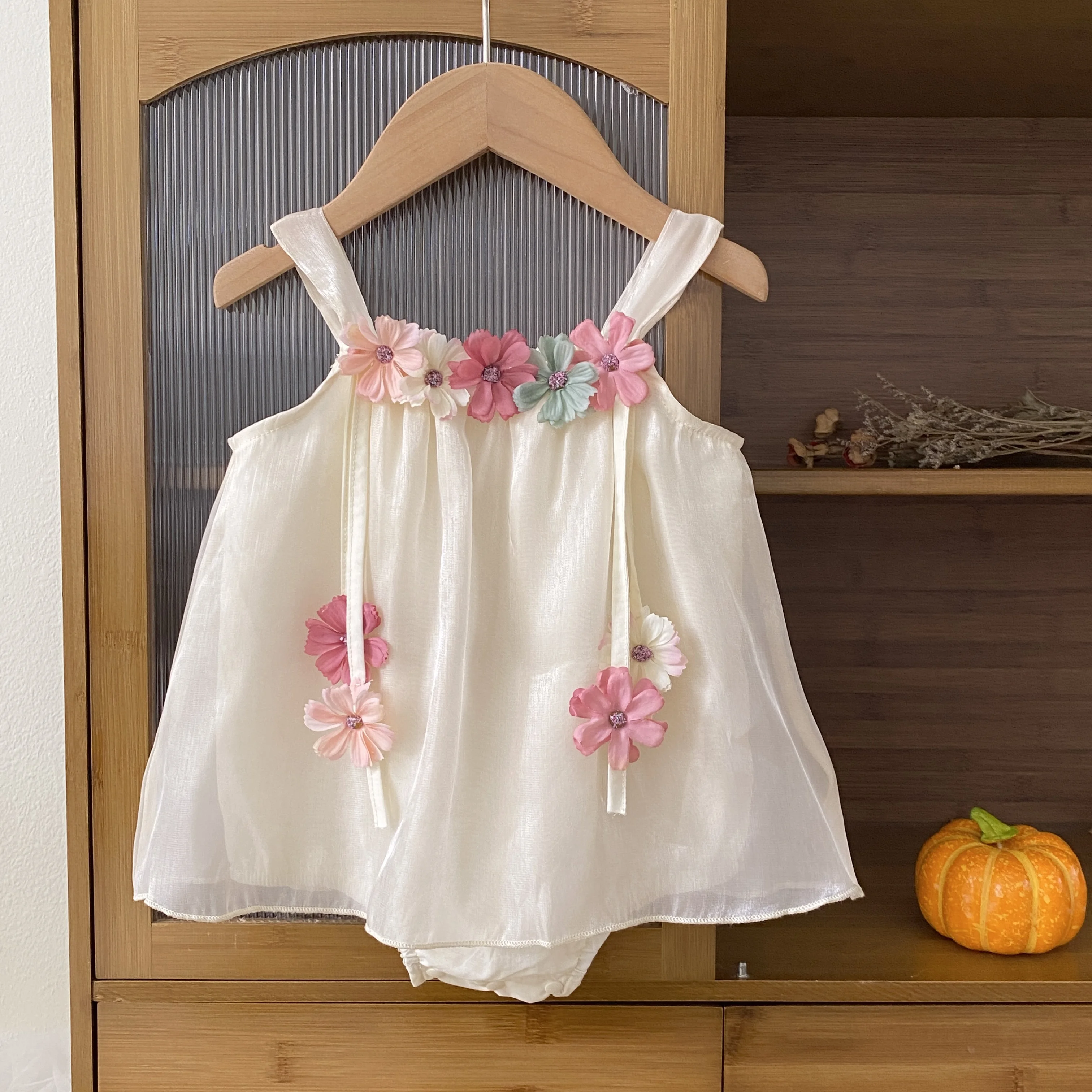 رومبير صيفي للبنات الرضع بتصمي - مراجعة Newborn Baby Girl Romper Floral وسعره