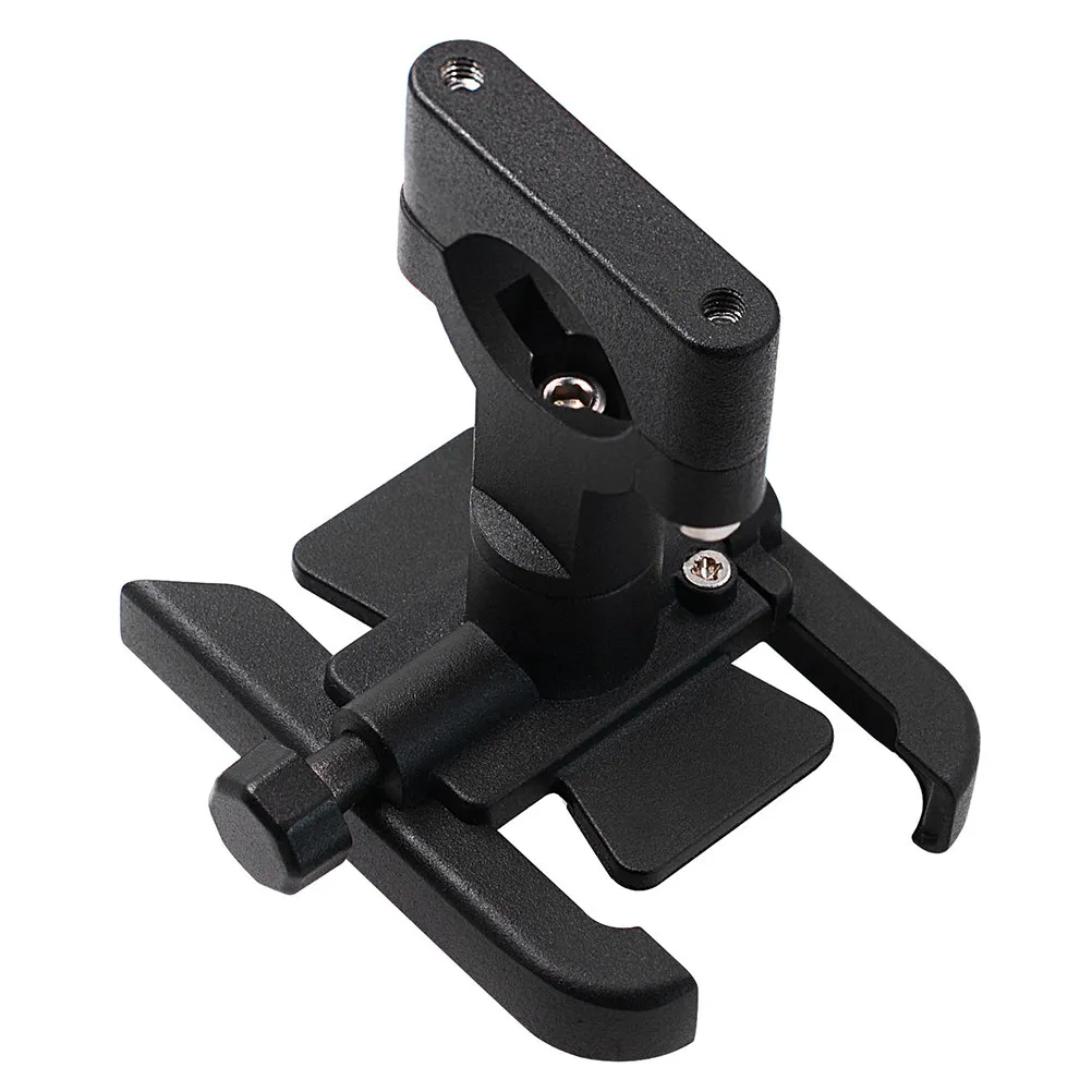 

Aluminum Alloy Mobile Phone Holder Motorcycle Bracket Black 360 Degree Rotatable Bike Phone Support for Atv Scooter Snowmobile