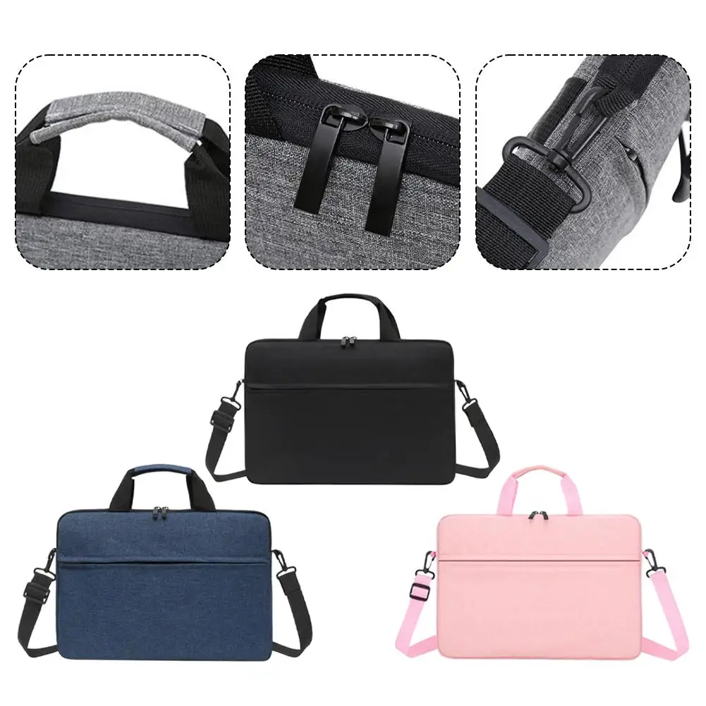 Funda para ordenador portátil de 14 pulgadas, funda para portátil de oficina, bolso de viaje para ordenador, elegante bolsa para portátil, maletines, bolso de hombro