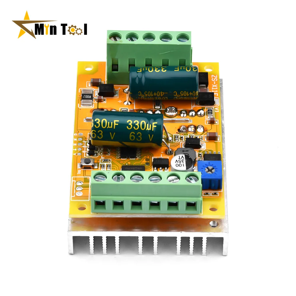 DC6.5-50V 380W BLDC Three Phase DC Brushless Motor Controller PWM Without Hall Sensor Hall Motor Control Driver Power Supply