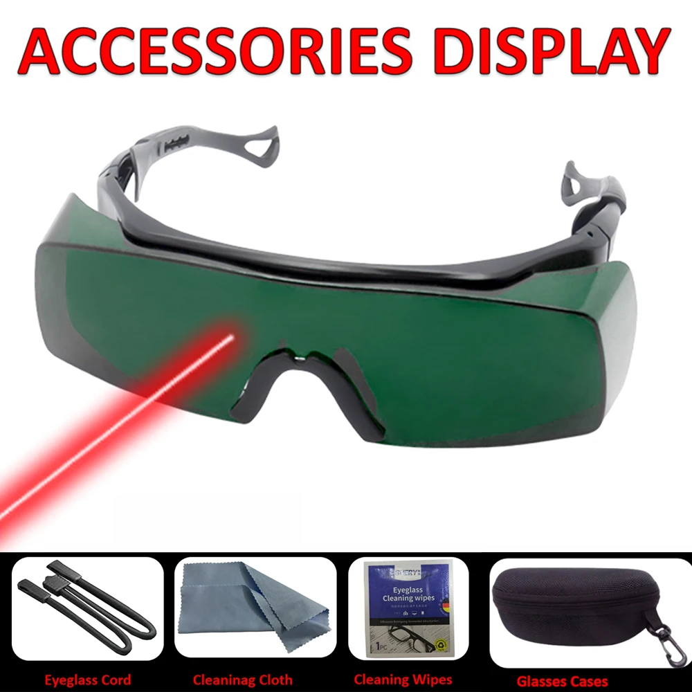 Laser Safety Glasses Absorption Type 200-2000nm Laser Protective Goggles Diode Nd yag Laser Engraver Cutter Protection Glasses