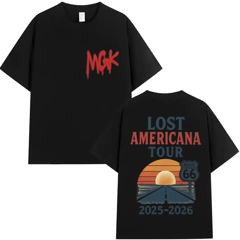 MGK Lost Americana Tour 2025-2026 Graphic T Shirt Men Women