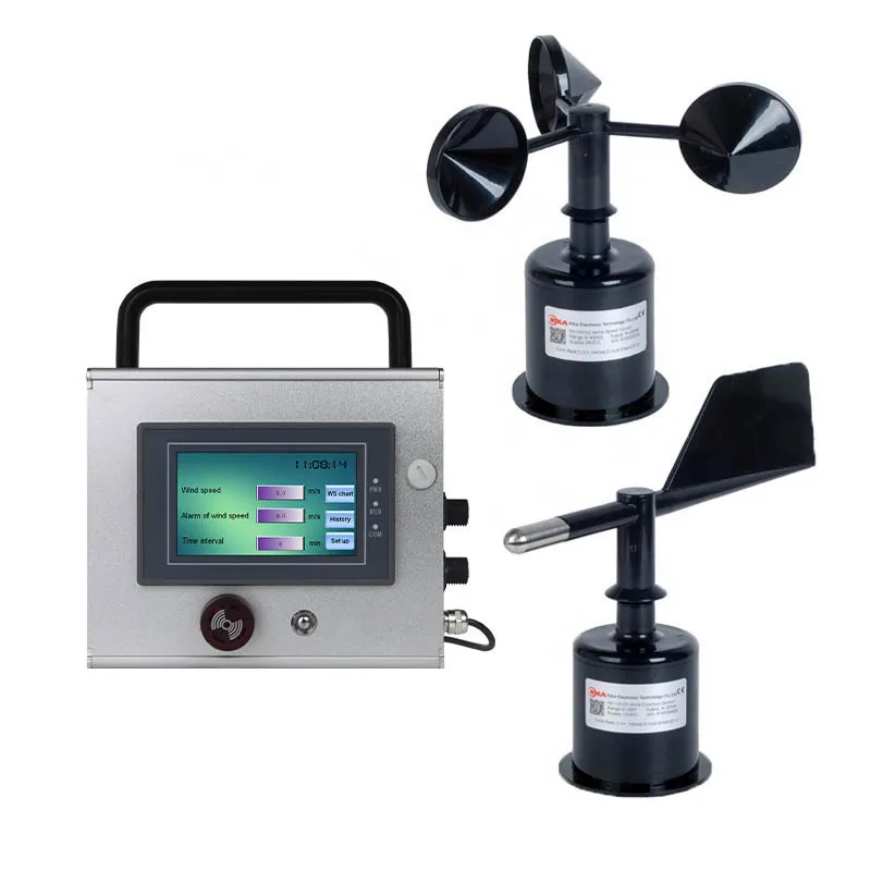 RIKA RK160-02 Factory Price Realtime Anemometer Wind Direction Monitoring Recorder Station For Ports