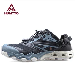 HUMTTO Men Upstream Shoes Outdoor Trekking Wading Aqua Shoe women  Breathable Mesh Quick drying ankle tourism Sneakers Non-slip