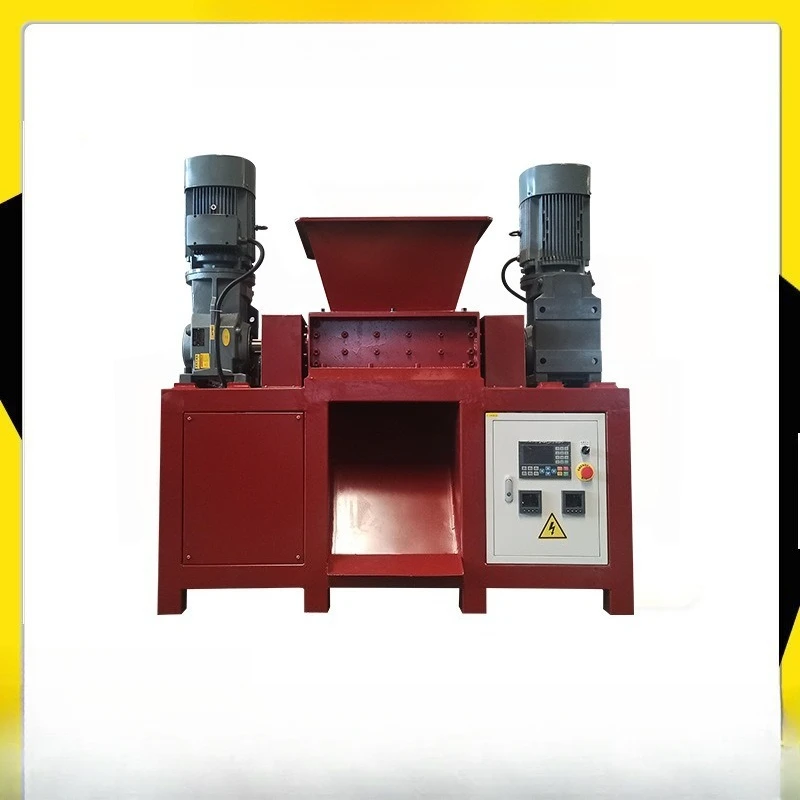 Small shredder, beverage bottle sawdust shavings wire and cable shredder