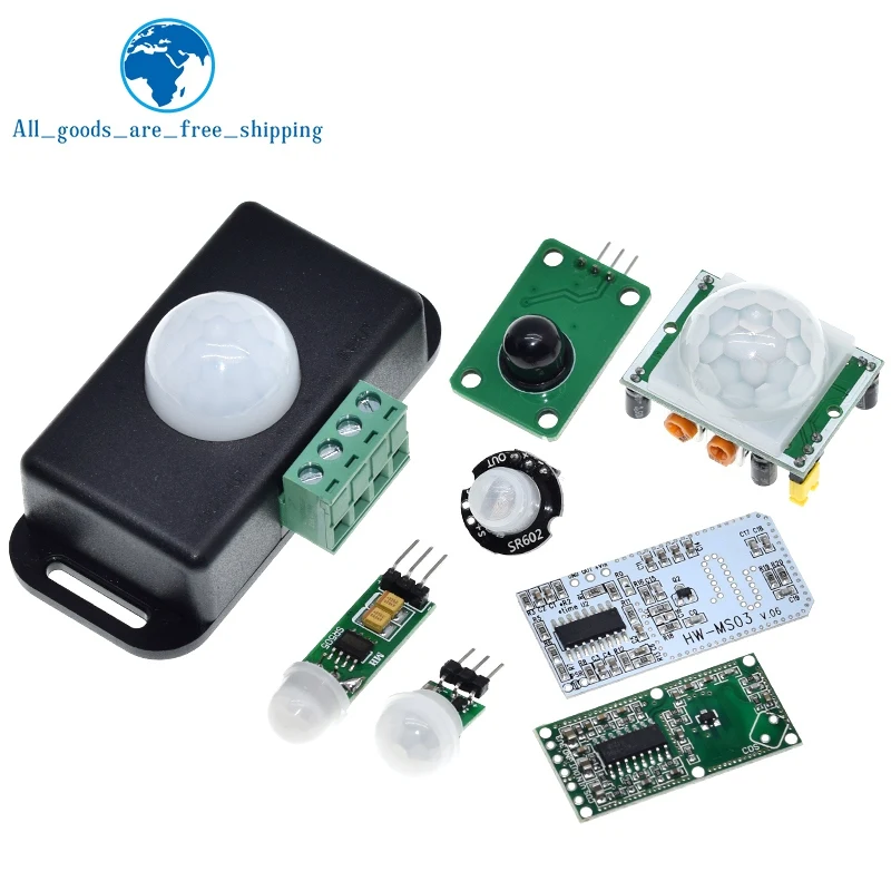 HC-SR501 HC-SR505 AM312 SR602 HW-MS03 Adjust IR Pyroelectric Infrared Mini PIR module Motion Sensor Detector Module For Arduino