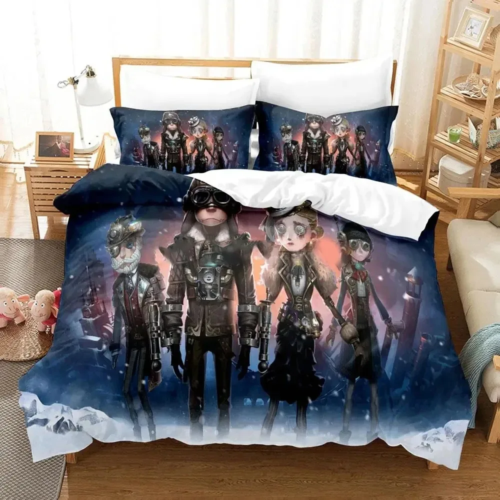 

Anime Game Identity V Bedding Set Duvet Cover Bed Set Quilt Cover Pillowcase Comforter king Queen Size Boys Adult Bedding Set