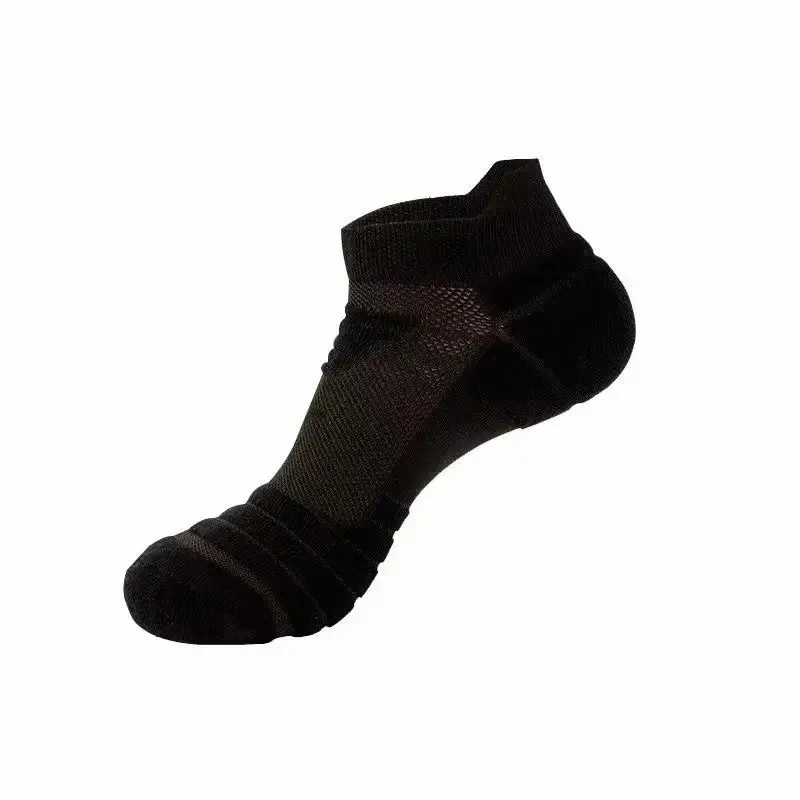 1/4 Pairs Men Professional Outdoor Sports Socks Fashionable Basketball Running Deodorizing Sweat Absorbing Towel Bottom Socks view 5