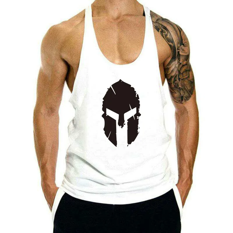 2023gym Running cotton singlets canotte bodybuilding stringer tank top men fitness shirt muscle guys sleeveless vest Tanktop