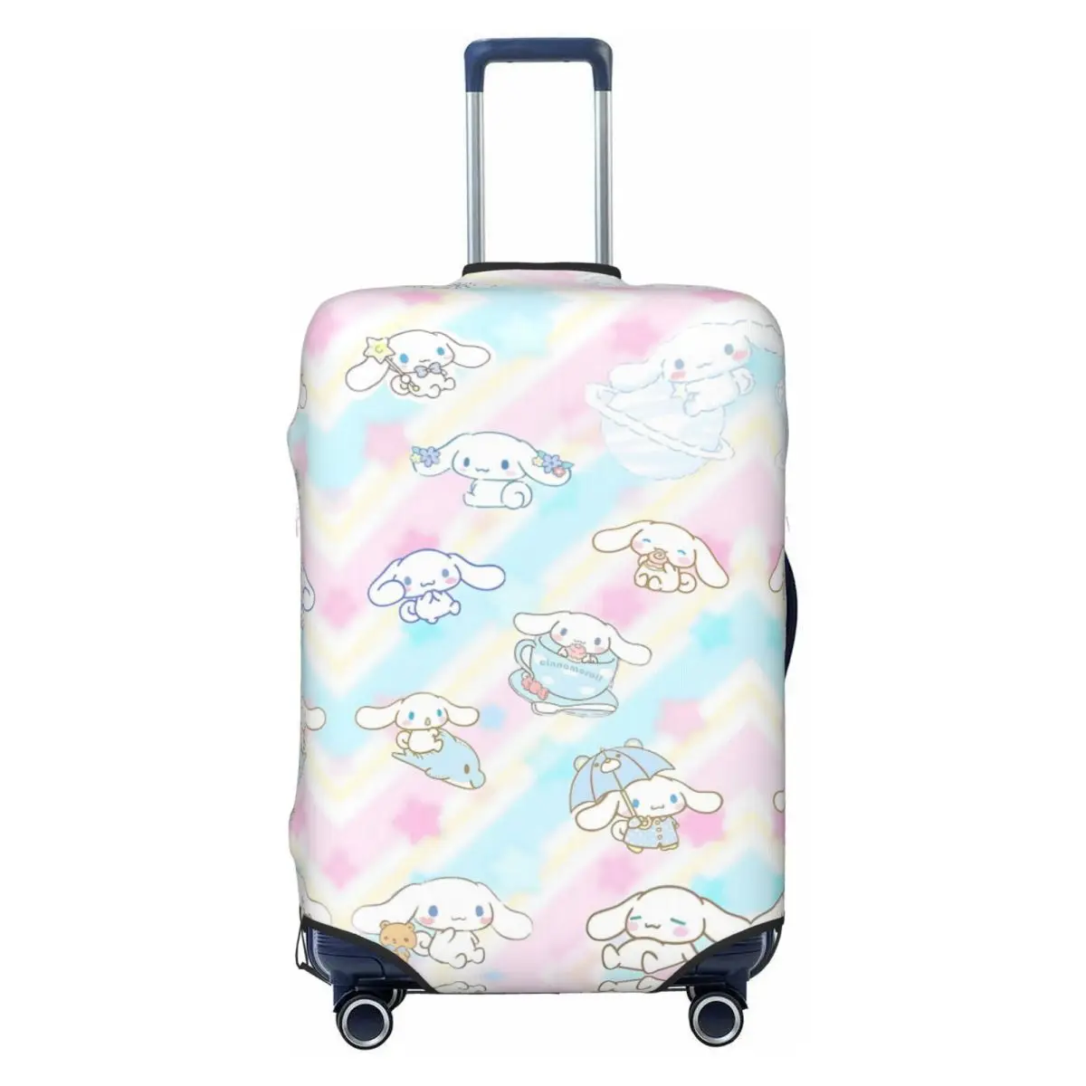 Cute Cinnamoroll Kawaii Cartoon Suitcase Cover Holiday Business Strectch Luggage Case Protector