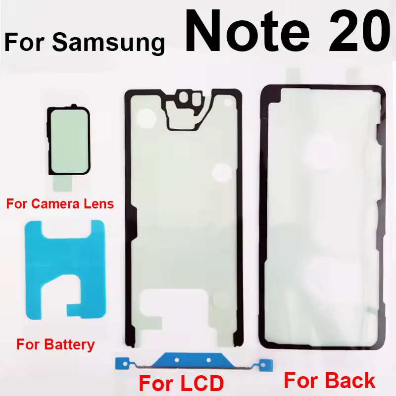 Waterproof Adhesive Battery Cover Camera Lens Adhesive Sticker Tape For Samsung Galaxy Note 20 Note 20 Ultra SM-N985 SM-N986