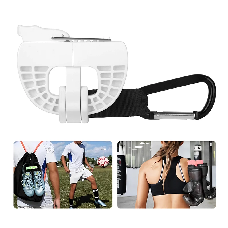 Clipe Multifuncional para Calçados e Bolsa para Sapatos - Pendure Chuteiras ou Botas Extras na Mochila, Suporte para Equipamentos Esportivos ao Ar Livre