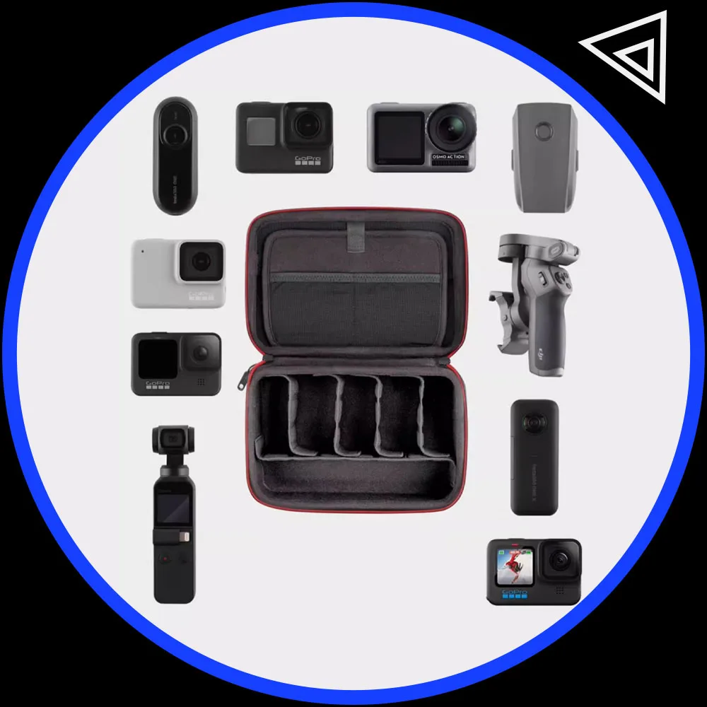 

Водонепроницаемый портативный чехол-кейс PGYTECH для экшн-камеры Osmo, совместимый с DJI Osmo Pocket/Pocket 2/Pocket 3