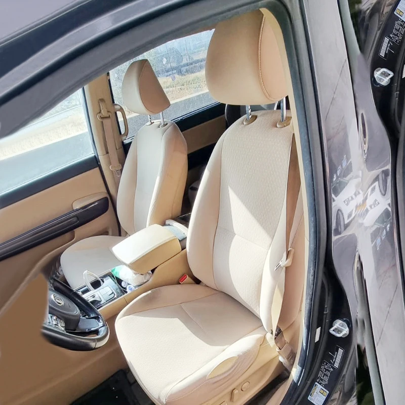 

Fit for KIA Carnival 2019 2018 2017 2016 2015 2014 Seat Covers Cowhide & PVC Leather 8 Seats Supports Cars Accessories 25PCS/Set
