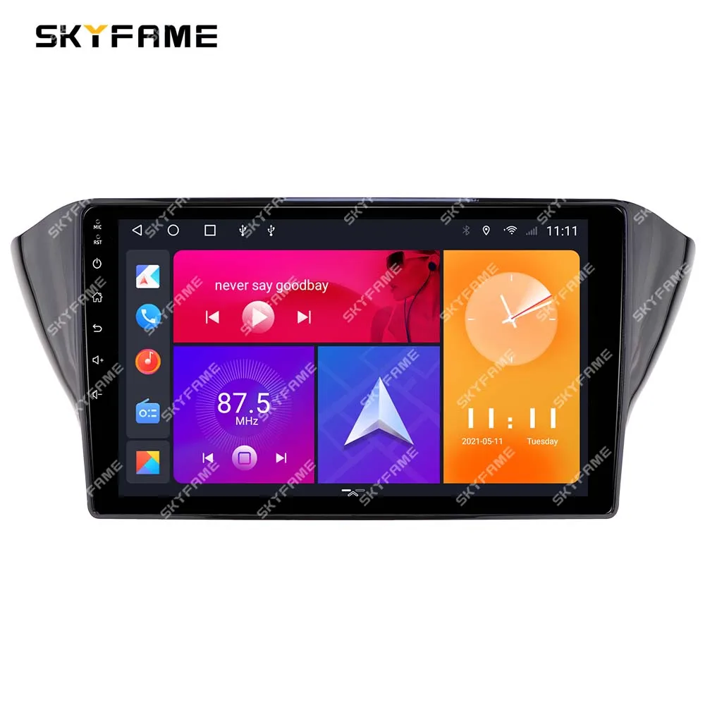 إطار سيارة SKYFAME محول اللفافة ، فك مربع Canbus ، راديو أندرويد ، مجموعة لوحة تركيب لوحة لوحة لجيلي Emgrand GS GL Vision X3