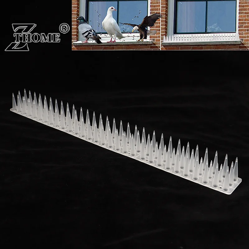 DIY Accessories Repeller Cat Plastic Bird Repellent Anti Pigeon Anti-bird Squirrel Garden Fences Control Transparent Spikes