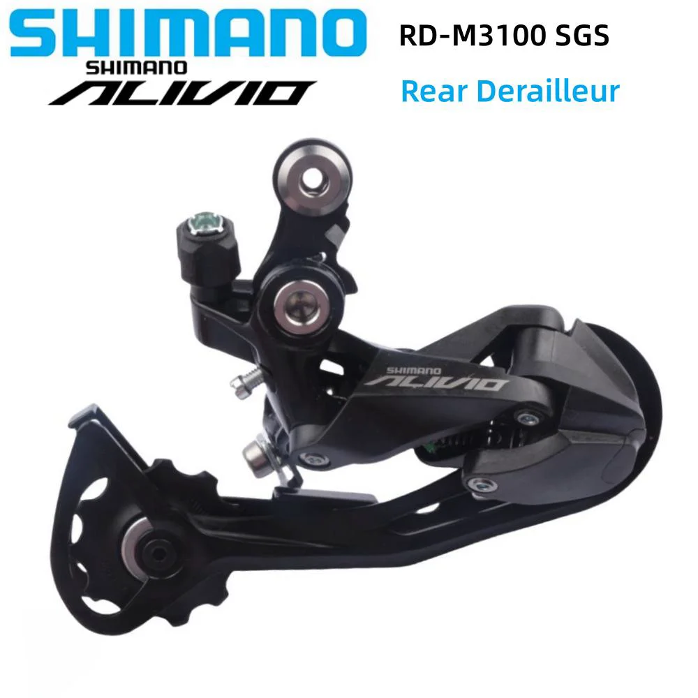 SHIMANO ALIVIO M3100 Rear Derailleur RD-M3100 SGS 9-Speed SHADOW RD Rear Dial Bicycle Transmission For MTB Mountain Bike Parts