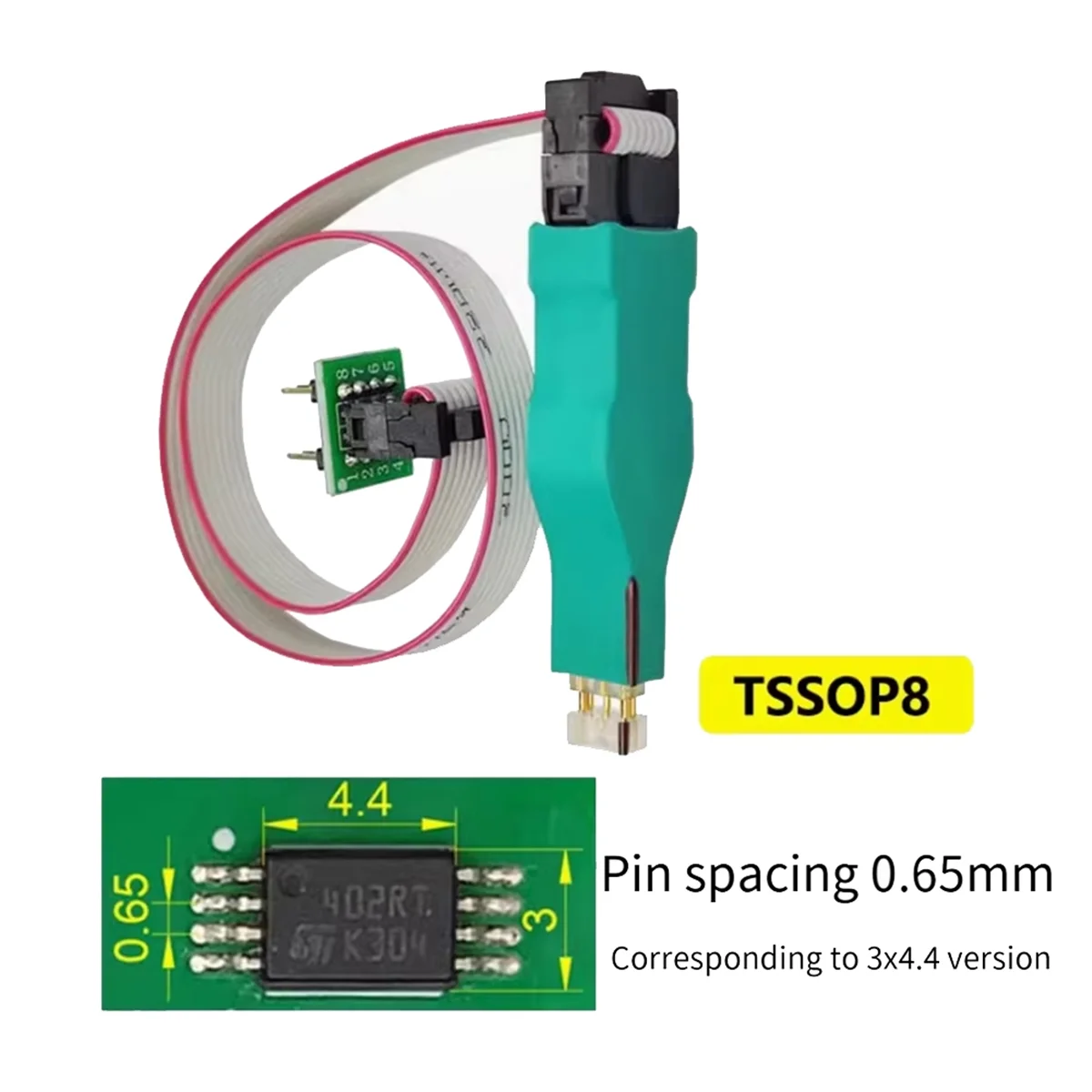 

A14M TSSOP8 Кабель для записи, зонд для проверки чипа печатной платы, приспособление для загрузки, программирование, запись кабеля
