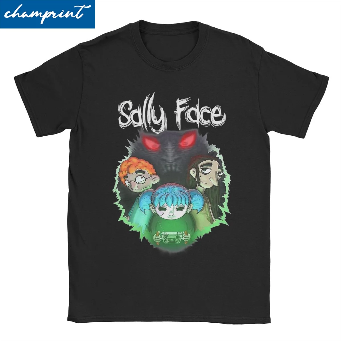 Sal Fisher Game Gothic Larry Sanitys Fall T-Shirt Men Women Sally Face Leisure Cotton Tees  Short Sleeve T Shirt Printed Tops