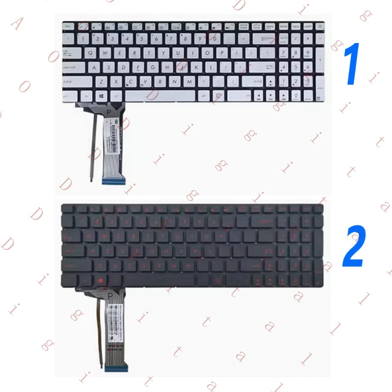 WW For ASUS N551J G551V N551JK N551Q N551JM G58V FX-PRO FX-PLUS Laptop Keyboard