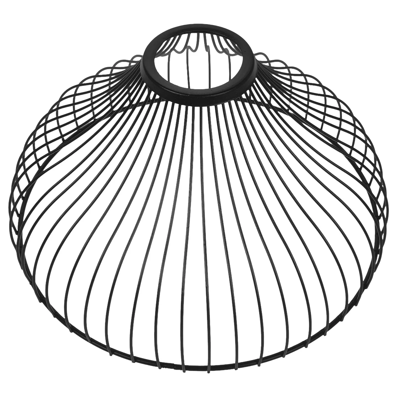 

Decorative Metal Lampshade Vintage Industrial Cage Light Shade for Pendant Hanging Fixture Porch Living Room Dining Area