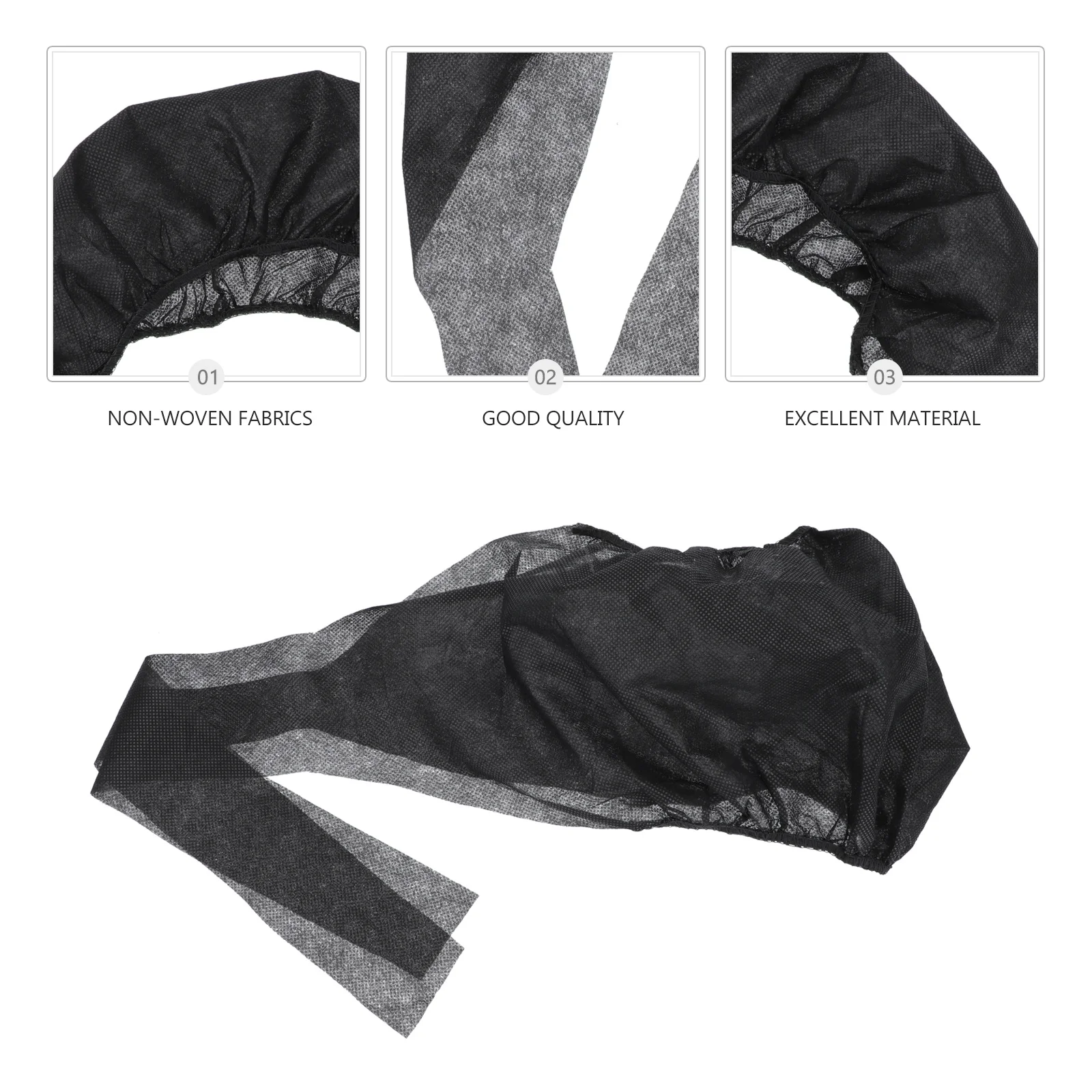 50 قطعة حمالة صدر للاستعمال مرة واحدة غير منسوجة من القماش قابلة للتنفس ملابس داخلية للساونا وصالونات السبا والسفر خفيفة الوزن وأشرطة مرنة قابلة للتعديل مقاس واحد #1