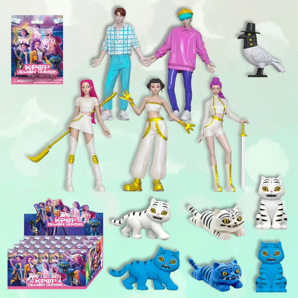 

Anime KpopDevil Hunter detachable fun blind bag small statue surrounding PVC model table top decoration collection gift
