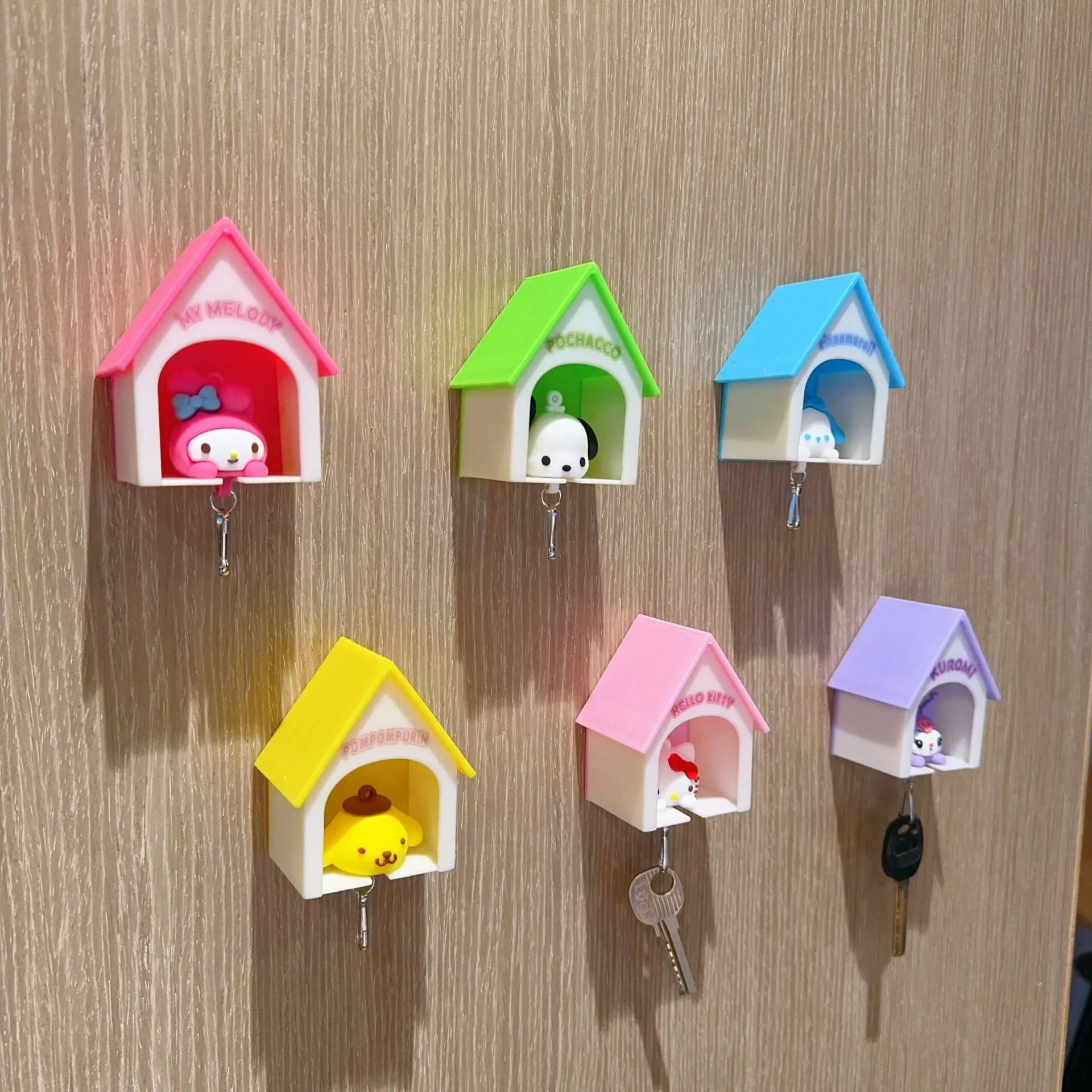 Keychain Sanlio Decorative Ornament Hanger Homemade Healing Creative Room Keychain Doll Y2k Fashion Toys Anime Frind Kawaii