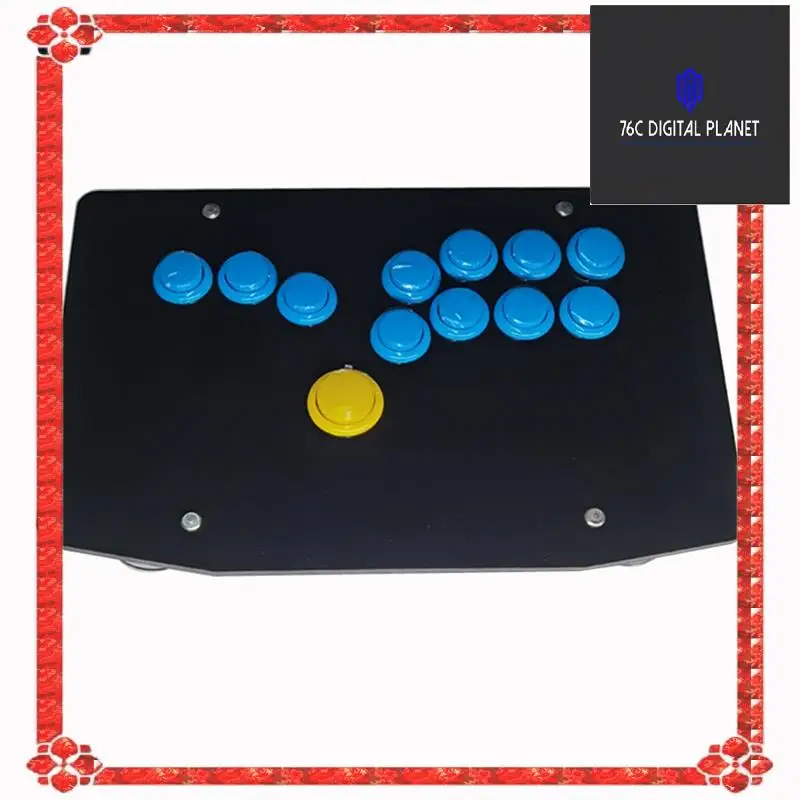 Контроллер «сделай сам», полная кнопка, аркадная боевая палка, игровой контроллер, джойстик в стиле Hitbox для PS4/PS5/ПК/ПЕРЕКЛЮЧАТЕЛЬ/Android, C, детали