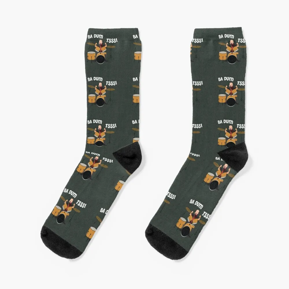 

Drummer Ba-dum-tss! Socks Women'S Socks Men Fashion