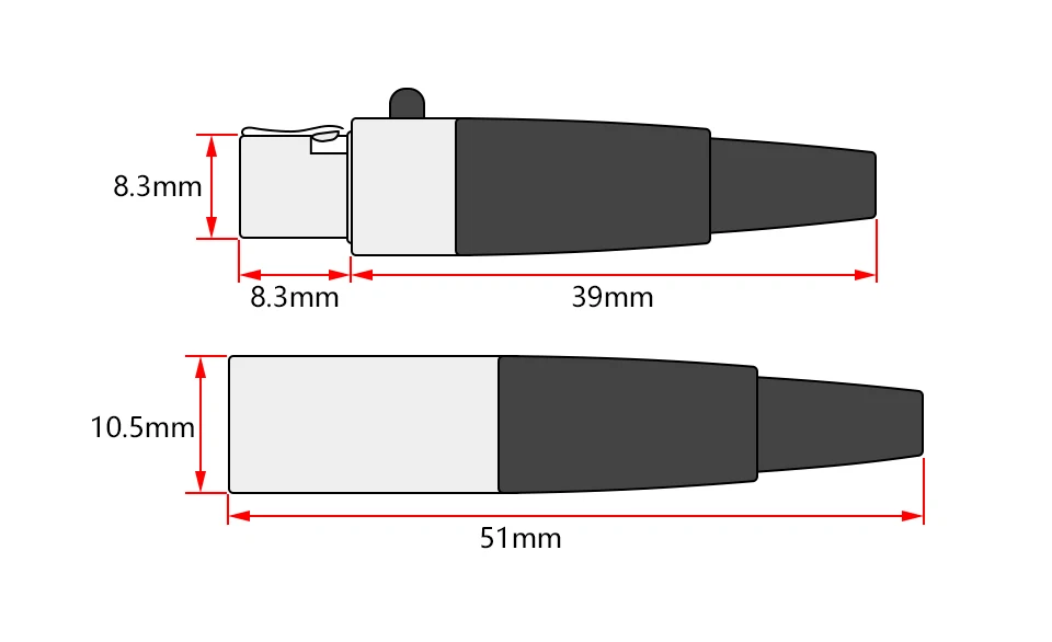 4pin Mini XLR Aviation Connector, Female Socket, Zinc Alloy+copper pins , for MIC Microphone Audio Video Connecting