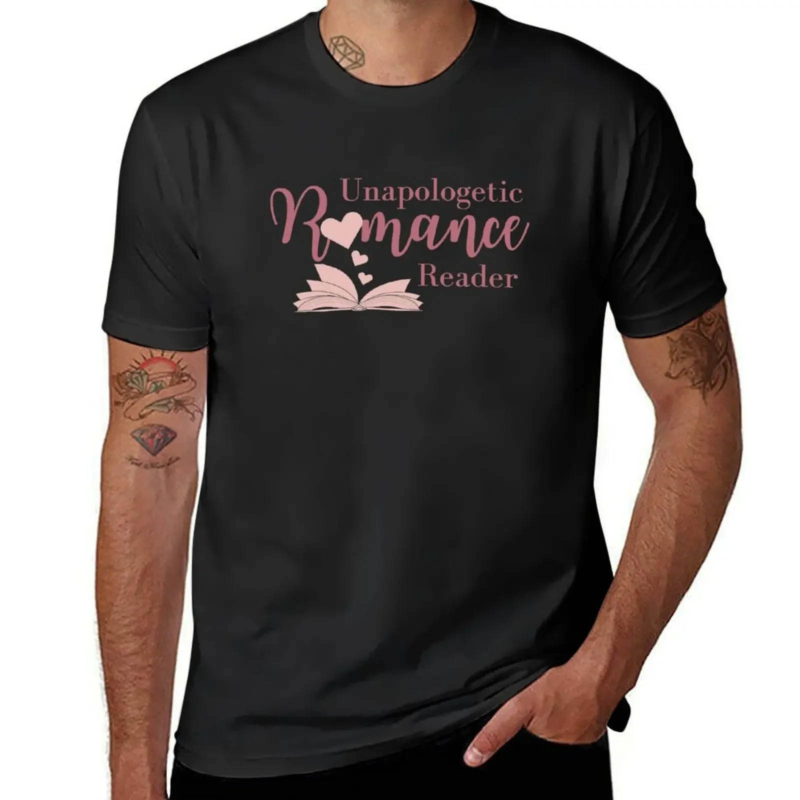 

Unapologetic Romance Reader T-Shirt shirts graphic tee summer top customs big and tall t shirts for men