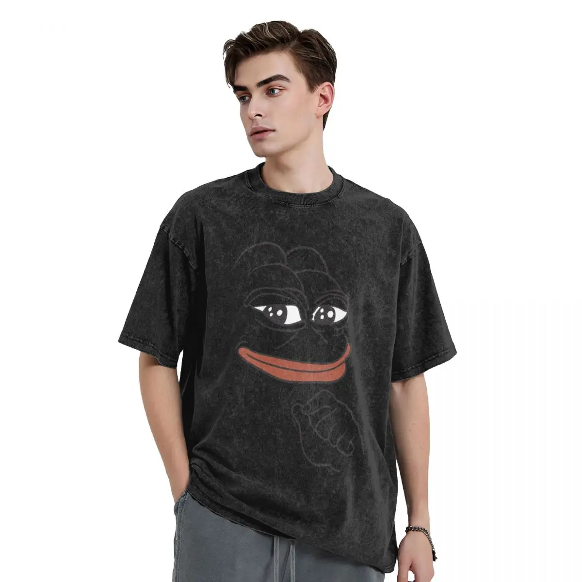 

Smug Pepe The Frog T-Shirt oversizeds blanks t shirts for men pack