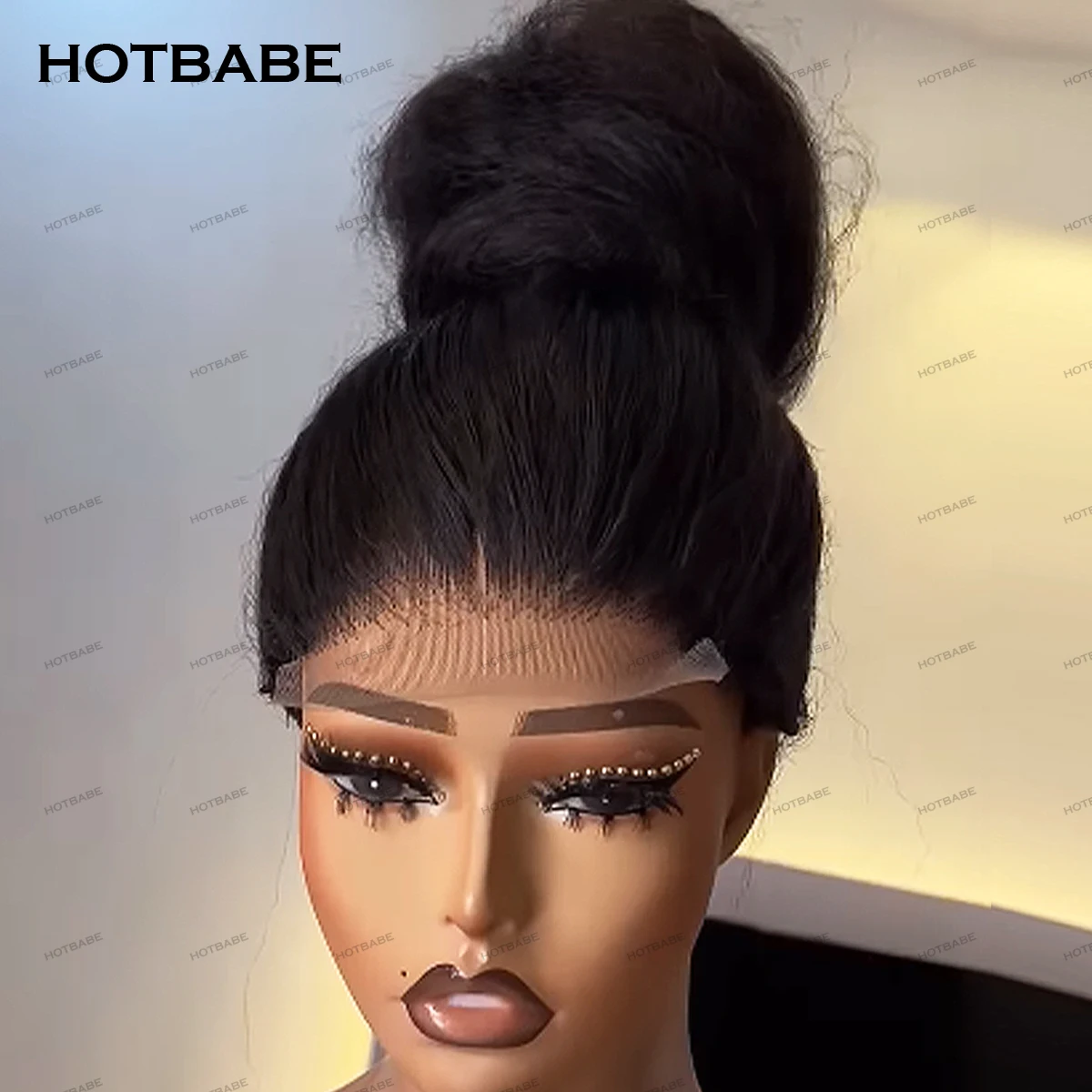 

Yaki Straight 400 Плотность Бесклеевые парики Человеческие волосы Yaki Straight 13×4/13×6/360HD Прозрачные кружевные фронтальные предварительно выщипанные человеческие волосы