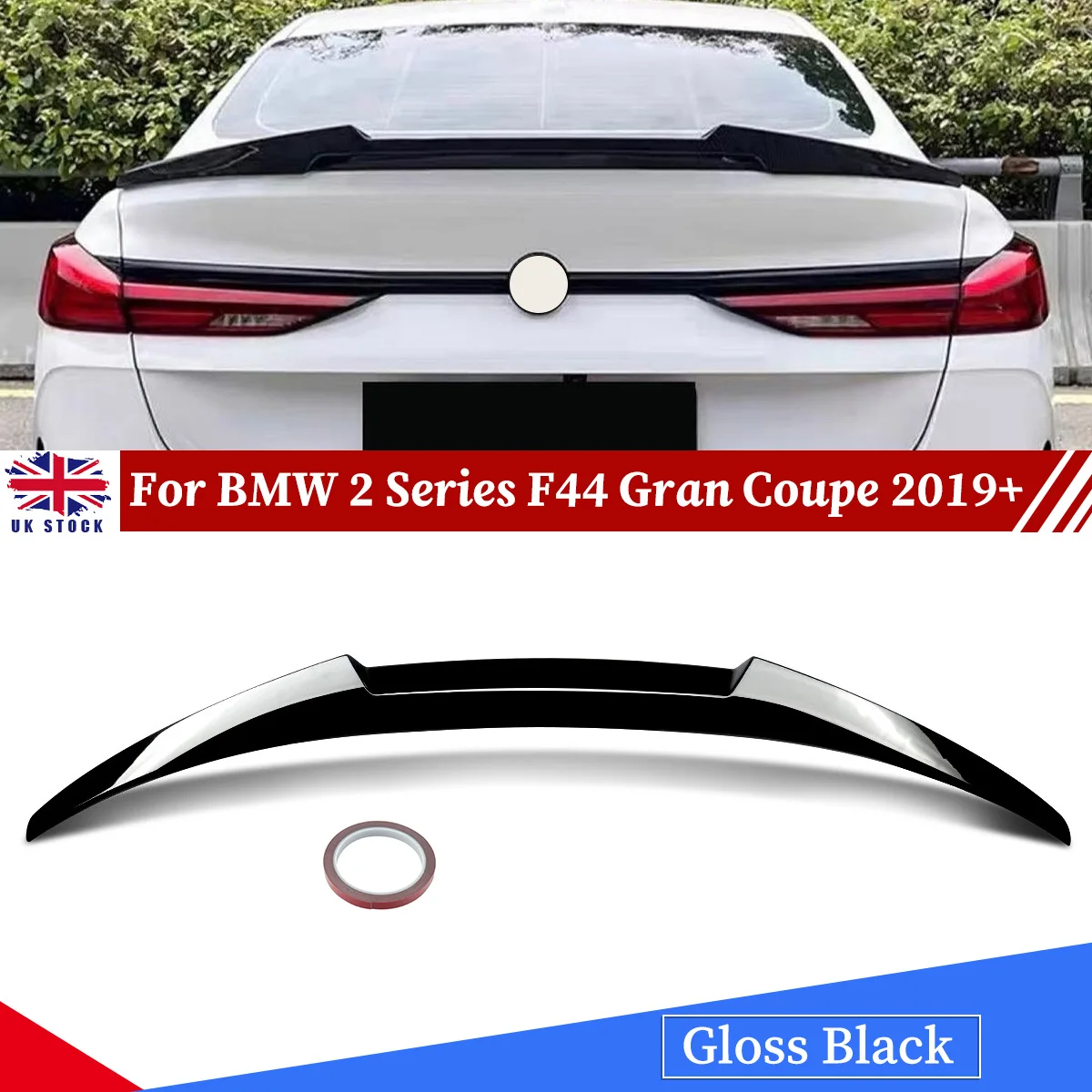 

Magickit PSM Style Rear Trunk Boot Lip Spoiler Wing Car Accessories Gloss Black For BMW 2 Series F44 228i M235i 2020 2021 2022+