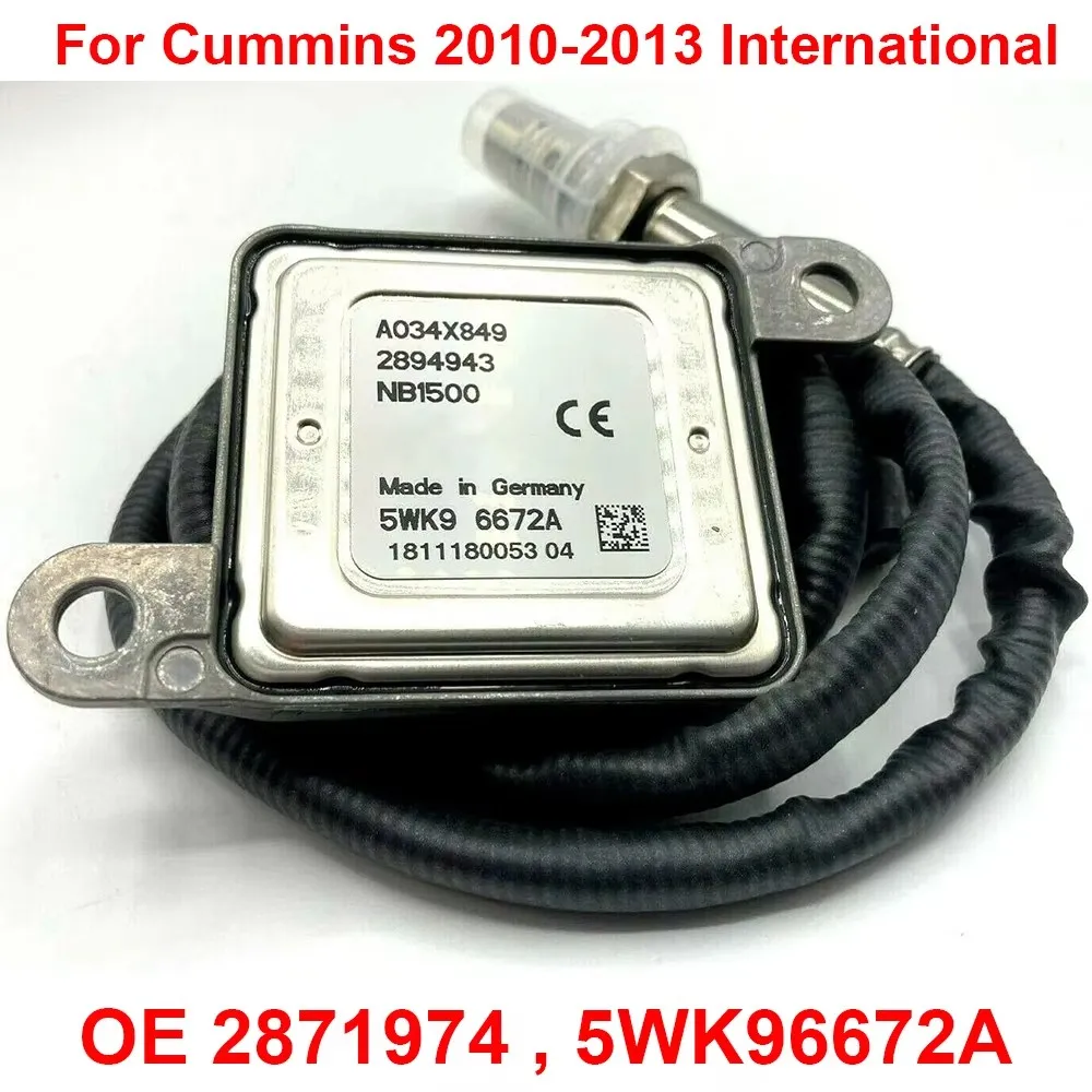 NEW 2871974 2894943 5WK96672A 4984912 High Quality 12V Nitrogen Oxide NOX Sensor For Cummins 2010-2013 International