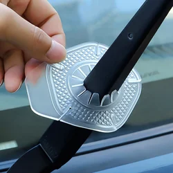 Trou d'essuie-glace de voiture universel, couvercle anti-poussière, étui de protection en Silicone pour fond d'essuie-glace, manchon de prévention des débris de feuilles