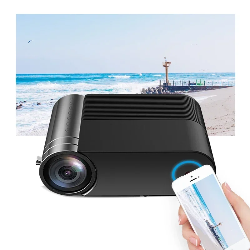 LEJIADA YG550 LED Mini Portable Projector Native Resolution 1280x720P YG551 WiFi Multi-Screen Video 3D HD Media Player