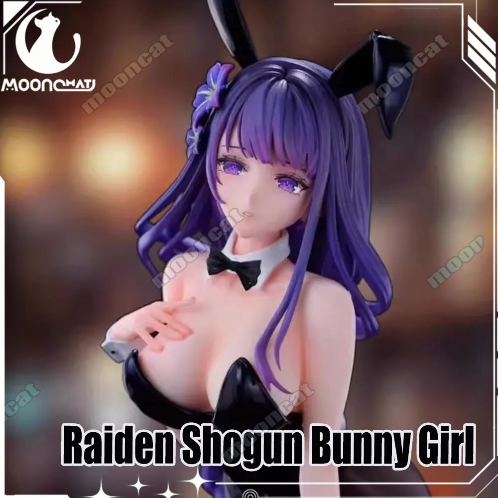 

Аниме-игра Genshin Фигурки Raiden Shogun Фигурка Raiden Shogun Cos Фигурка Банни Девушка Модель Кукла Коллекционная Комната Игрушки Подарки