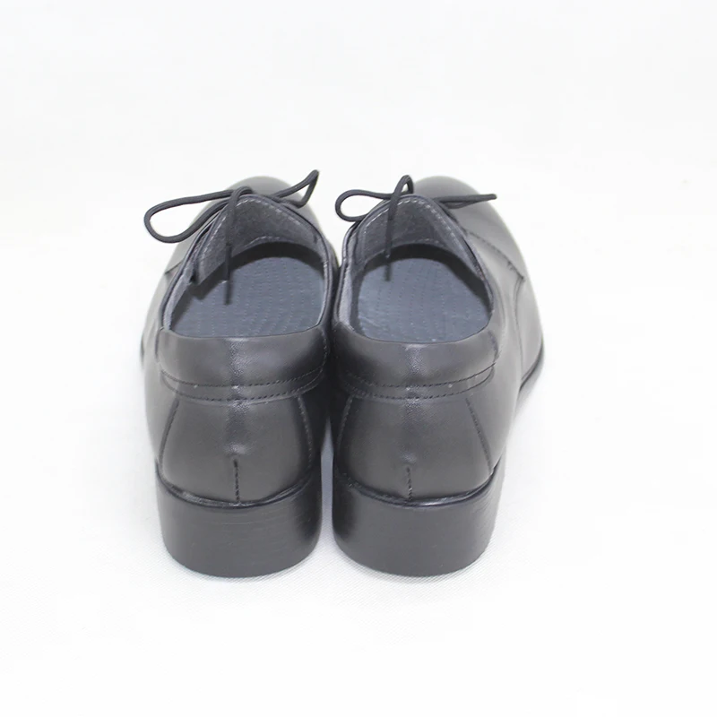 Zapatos de Cosplay Demon Slayer Kibutsuji Muzan, botas de Anime para fiesta de Halloween, zapatos de cuero Pu negros para hombres