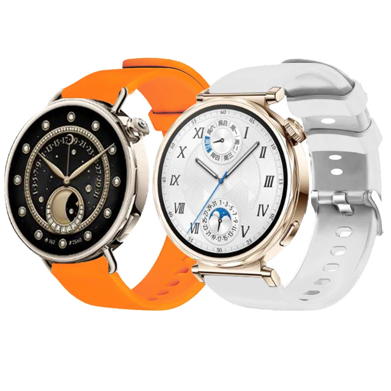 18 mm Silikonband für Huawei Watch GT6/5/4 41 mm Armband für Huawei Watch 5/GT5 Pro 42 mm Gürtel für Xiaomi Watch S4 41 mm Armband