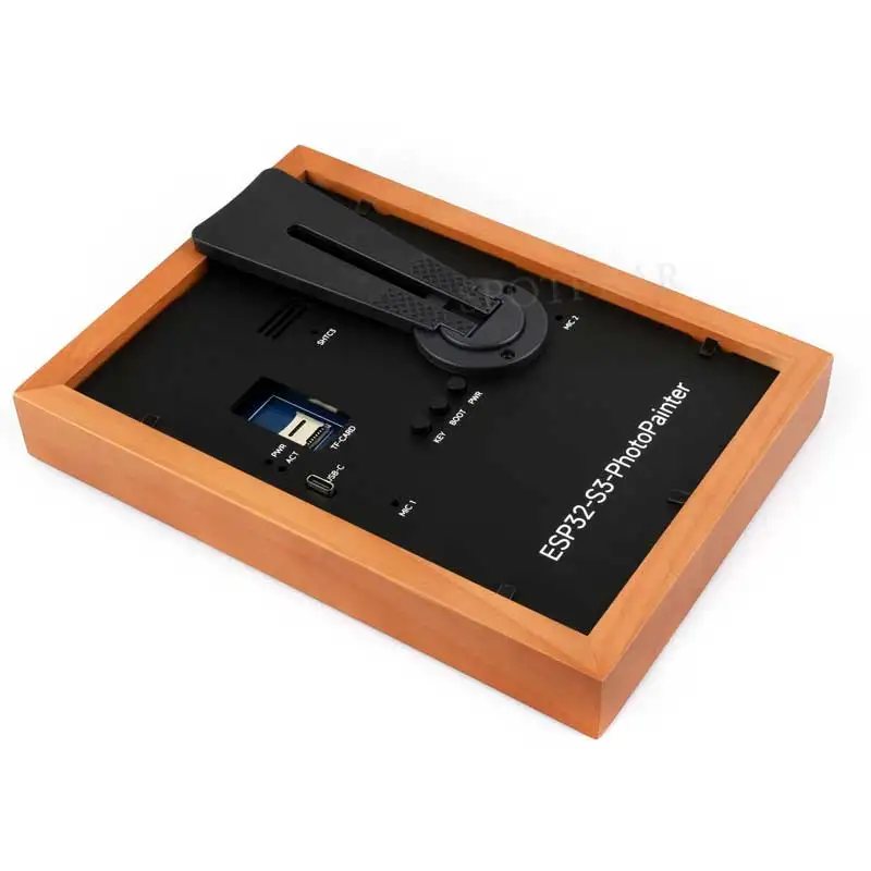 ESP32-S3 AI شاشة حبر الورق الإلكتروني 7.3 بوصة E6 إطار صور إلكتروني كامل الألوان Deepseek