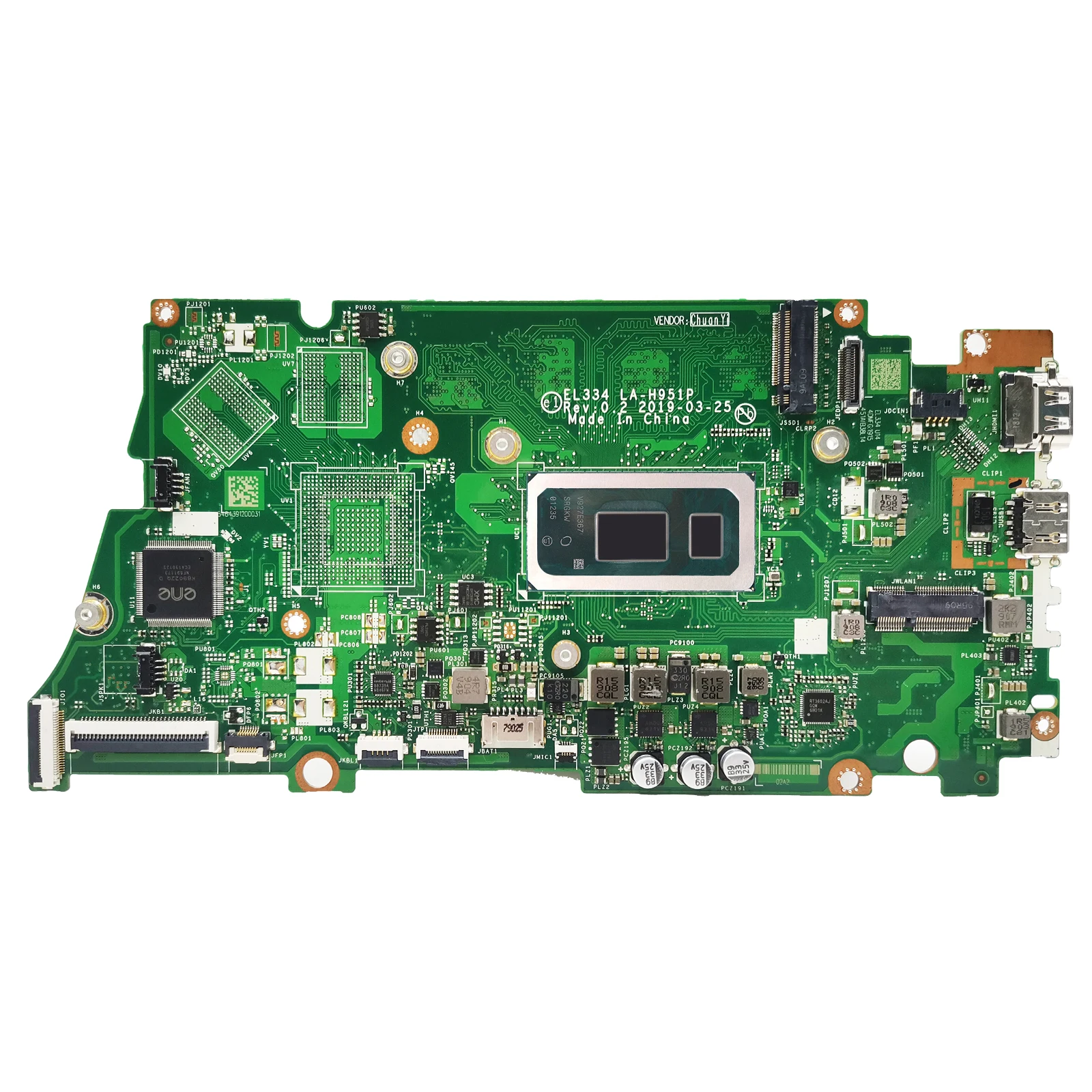 LA-H951P Mainboard For Lenovo Ideapad S340-13IML Laptop Motherboard 5B20W59233 With CPU i3 i5 i7 10th Gen 8G/16G-RAM