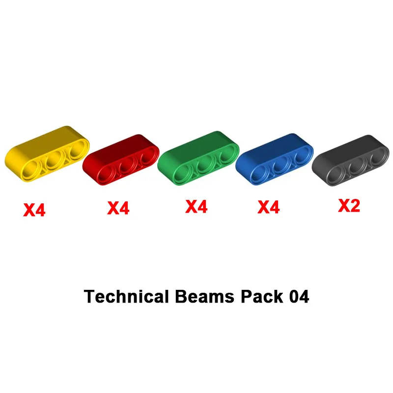 Ladrillos técnicos para Robot EV3, ruedas, ejes, piezas, conectores de Cable NXT, juego de núcleos 45544, juguetes Mindstorms 9898