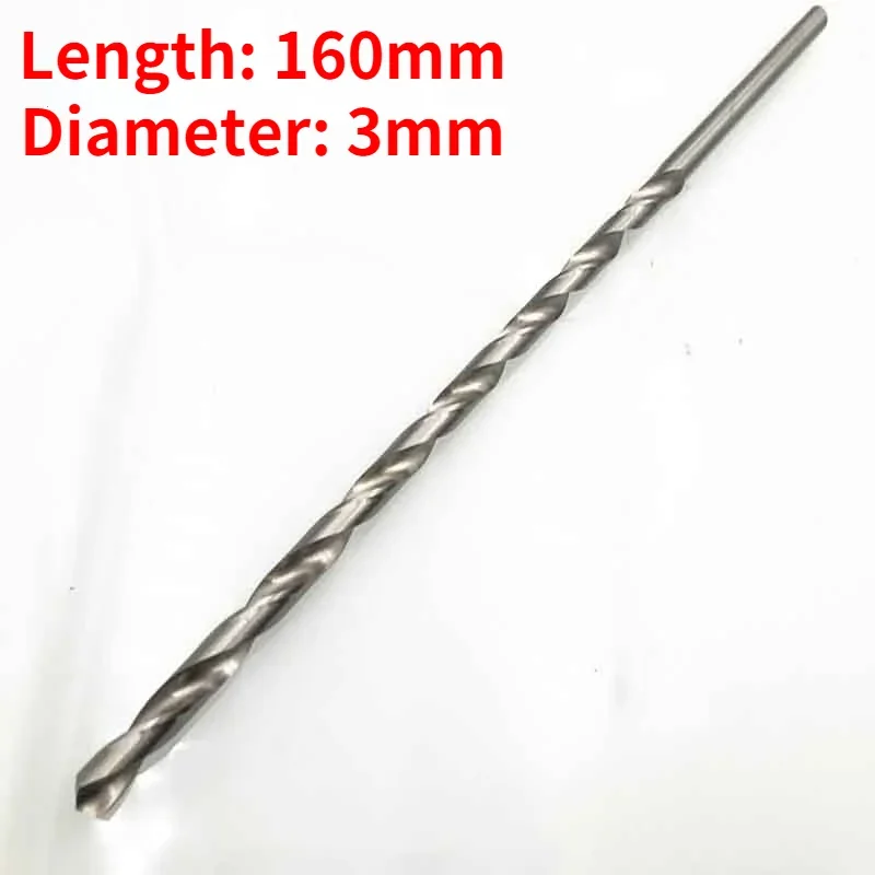 Extra Long 16-30cm HSS Drill Bits For Metal Wood Working Steel Hole Drilling Tools Straight Shank 2-6mm Twist-Drill Bits