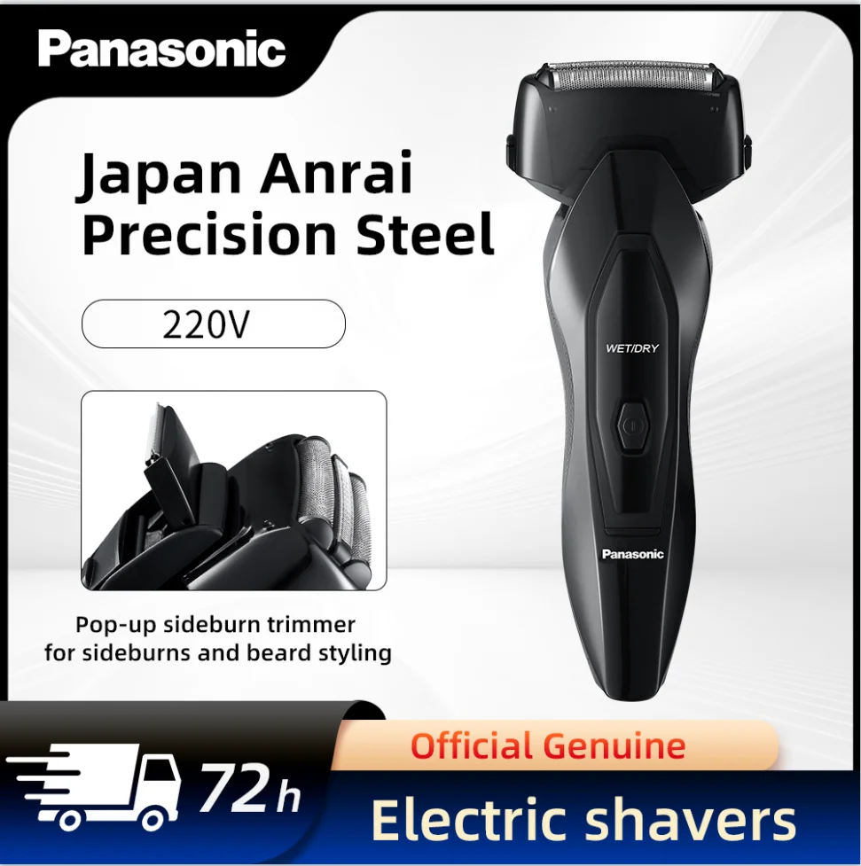 

Panasonic Electric Shaver for Men Twin Blade Waterproof Cordless Razor USB Rechargeable Shaving Barber Trimmer Home Appliance