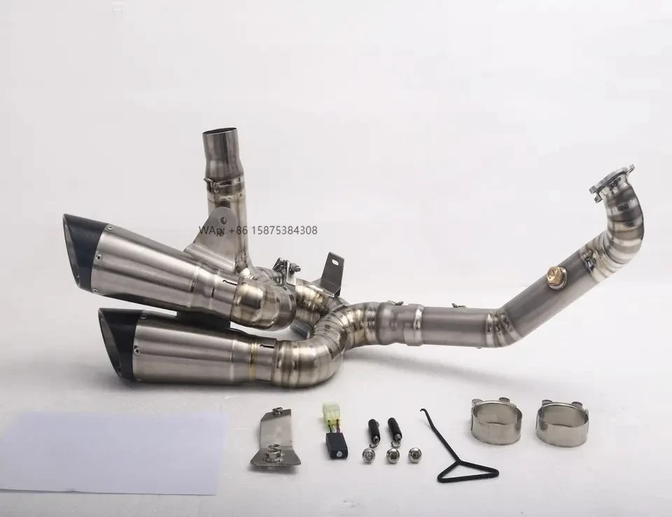 AK Motorcycle Exhaust Pipe System for 2019 Diavel 1260 & 1260 S and XDiaval 1260 2016-2019