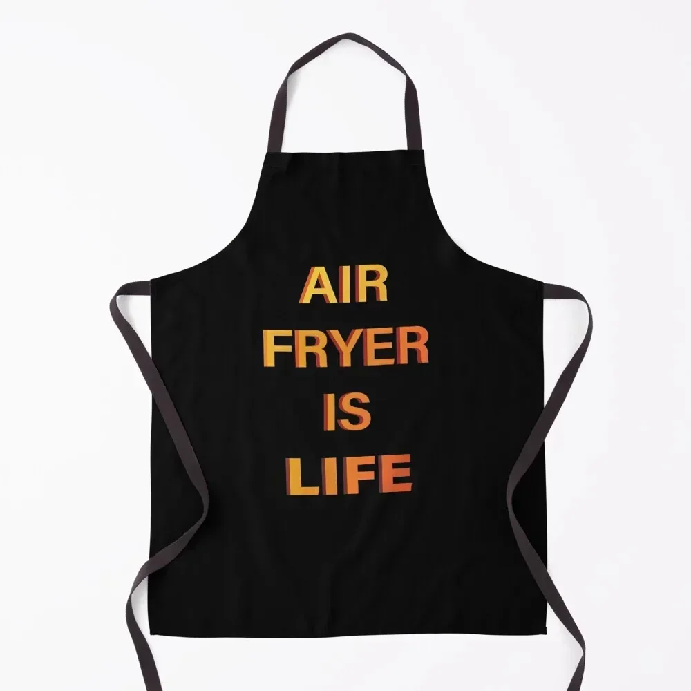 

Air Fryer is Life Apron Women's Dress Kitchen Household Items For Woman For Home Accessories Apron