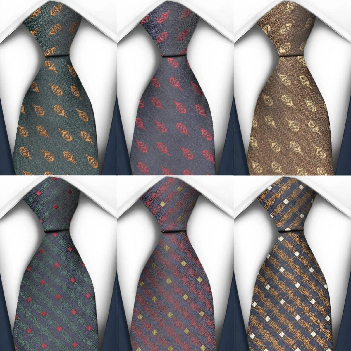 Neue 8CM Herren Krawatte Krawatte Herbst Winter Krawatten Für Mann Bräutigam Trauzeuge Jacquard Gewebt Ascot Krawatte Formale Business party